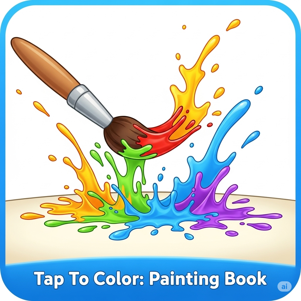 Tap To Color: Painting Book