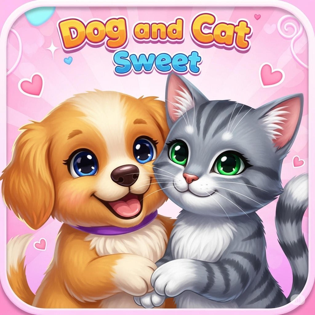 Dog and Cat Sweet